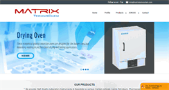 Desktop Screenshot of matrixtechnochem.com